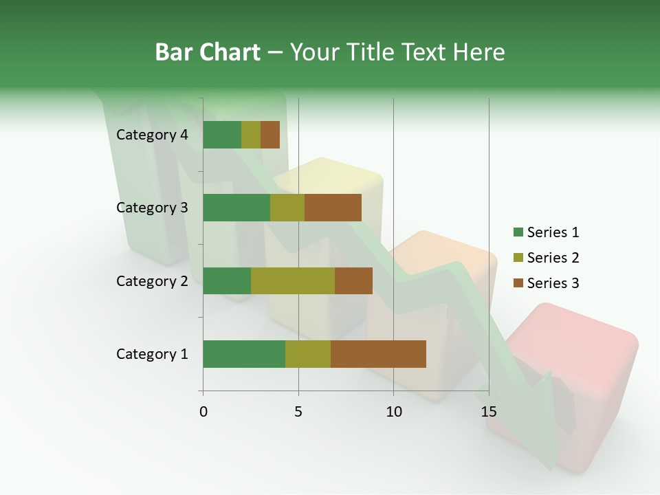 Down Statistic Space PowerPoint Template