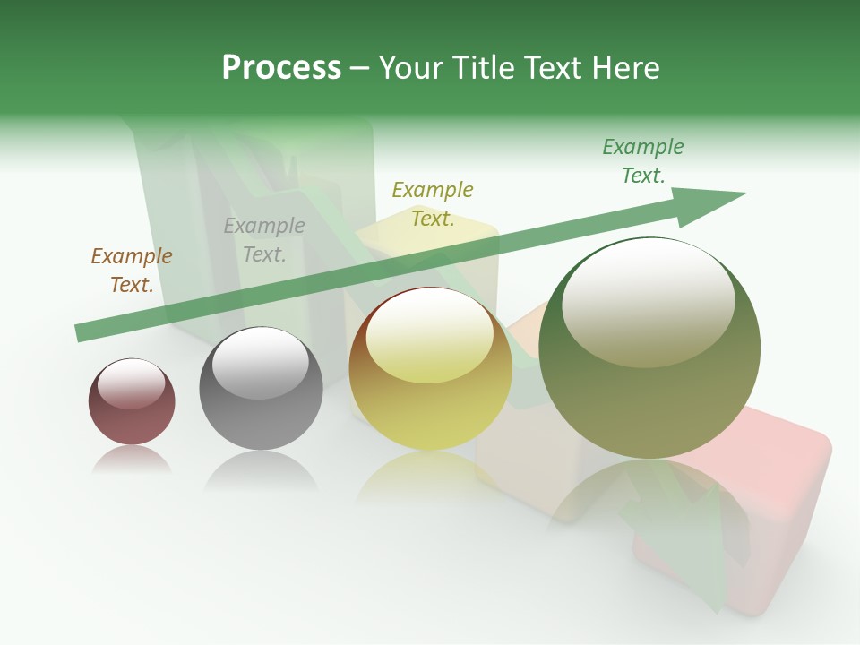 Down Statistic Space PowerPoint Template