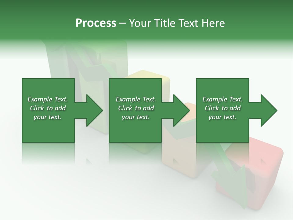 Down Statistic Space PowerPoint Template