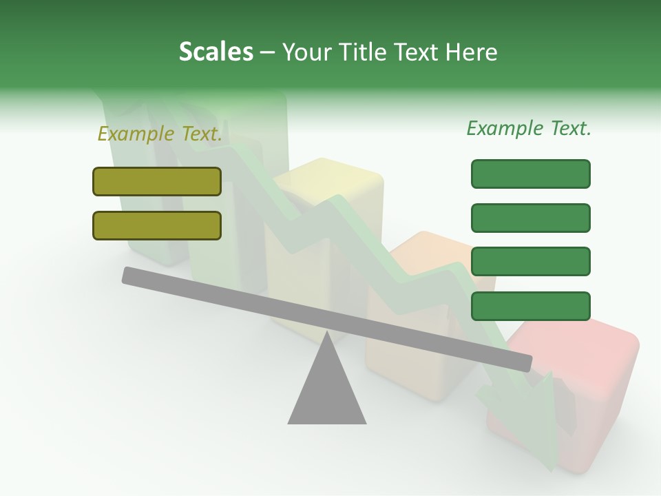 Down Statistic Space PowerPoint Template