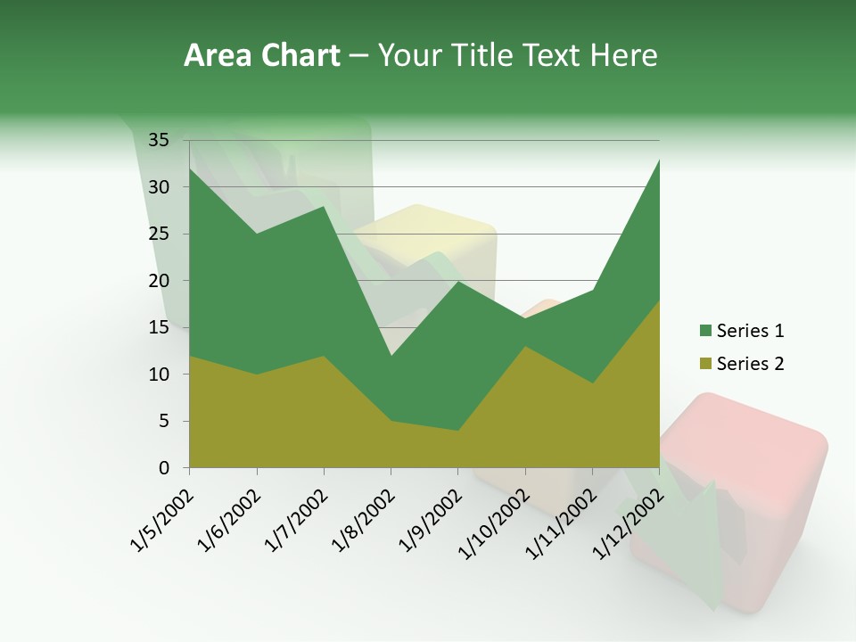 Down Statistic Space PowerPoint Template