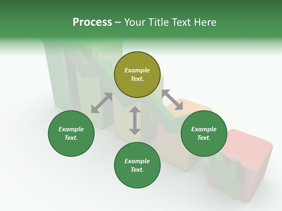 Down Statistic Space PowerPoint Template