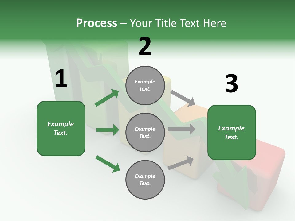 Down Statistic Space PowerPoint Template