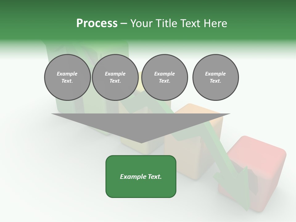 Down Statistic Space PowerPoint Template