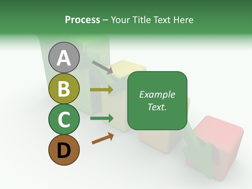 Down Statistic Space PowerPoint Template
