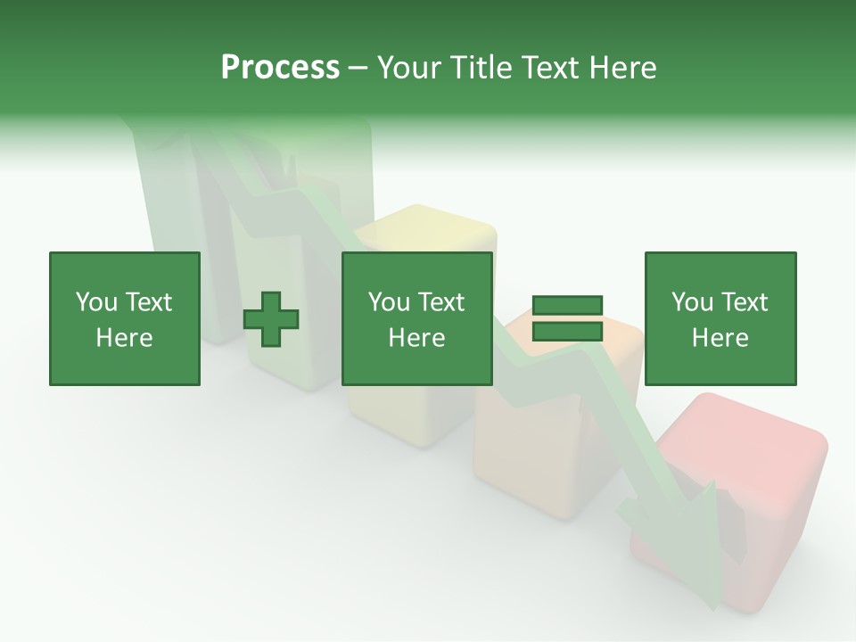 Down Statistic Space PowerPoint Template