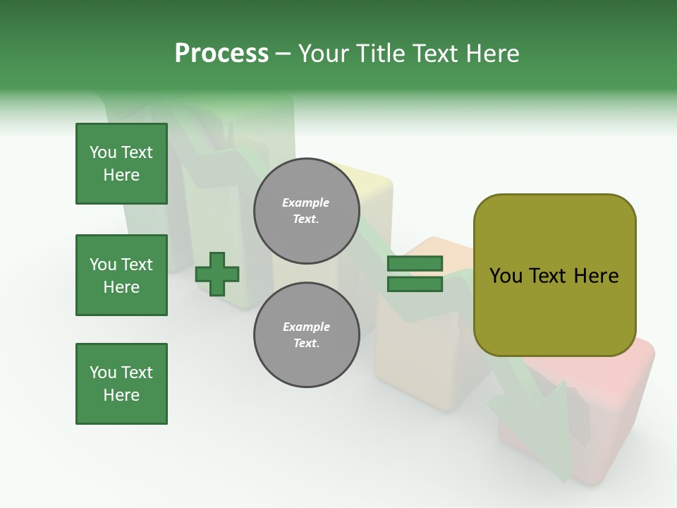 Down Statistic Space PowerPoint Template