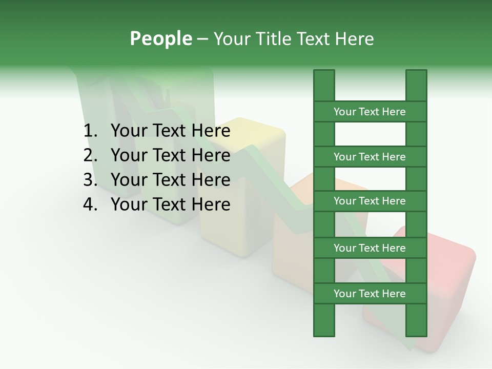 Down Statistic Space PowerPoint Template