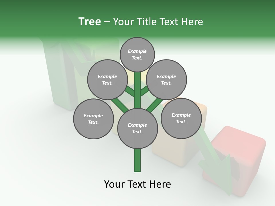 Down Statistic Space PowerPoint Template