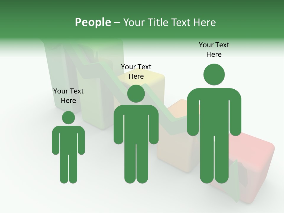 Down Statistic Space PowerPoint Template