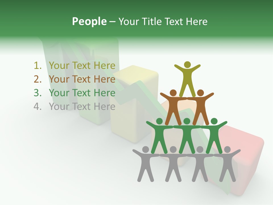 Down Statistic Space PowerPoint Template