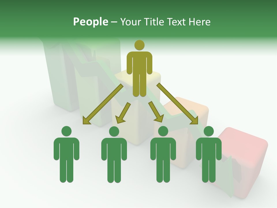 Down Statistic Space PowerPoint Template