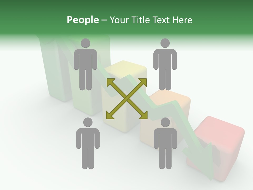 Down Statistic Space PowerPoint Template