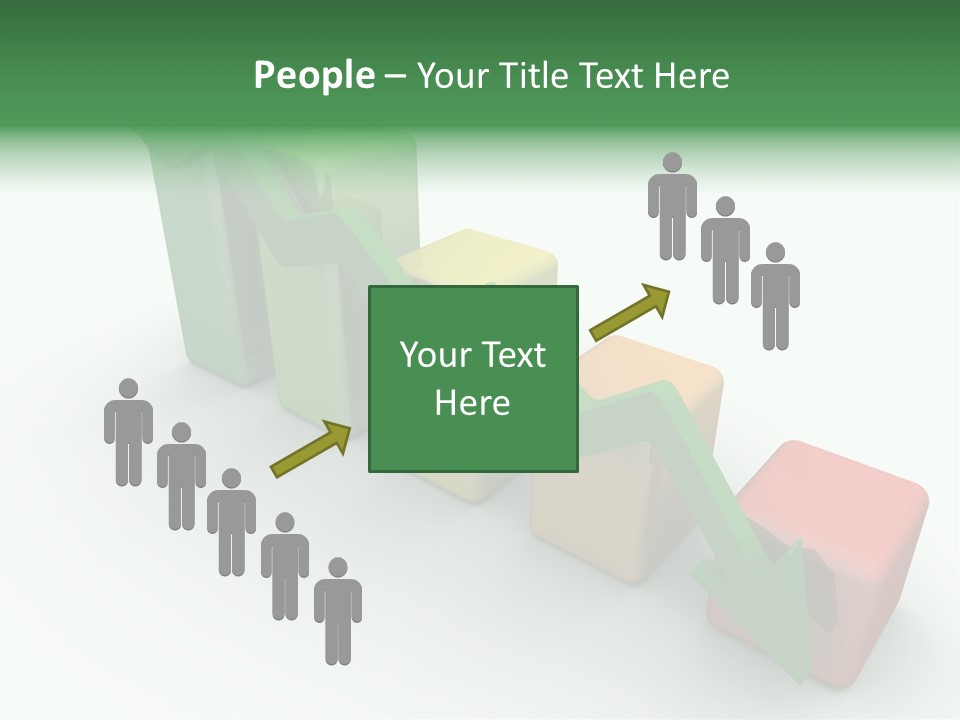 Down Statistic Space PowerPoint Template