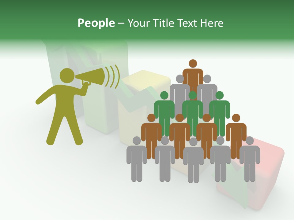 Down Statistic Space PowerPoint Template