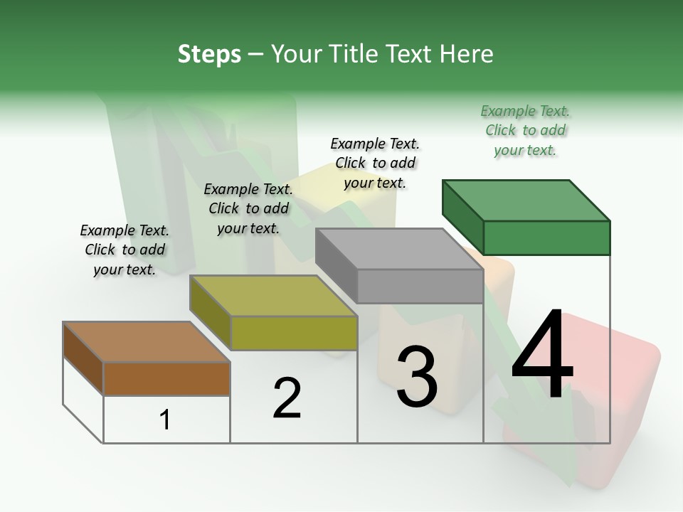 Down Statistic Space PowerPoint Template