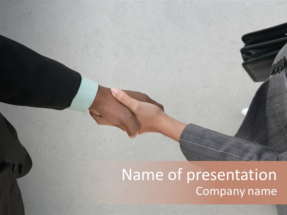 Successful Black Company PowerPoint Template