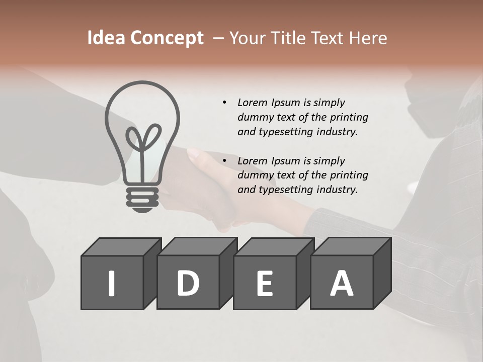 Successful Black Company PowerPoint Template