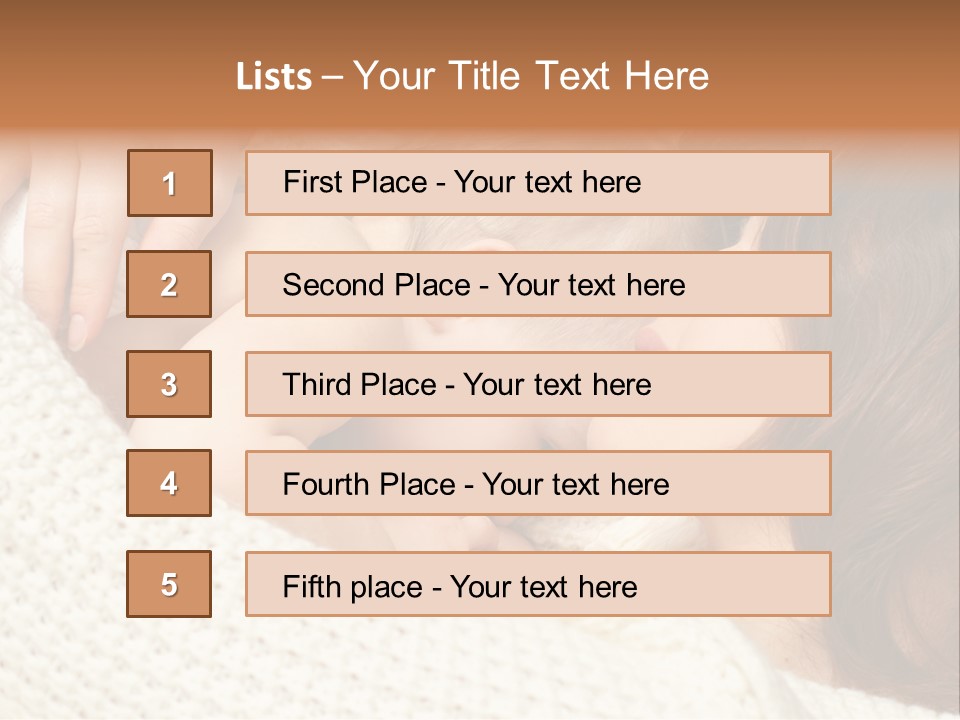 Nourish Breastfeeding Nurse PowerPoint Template