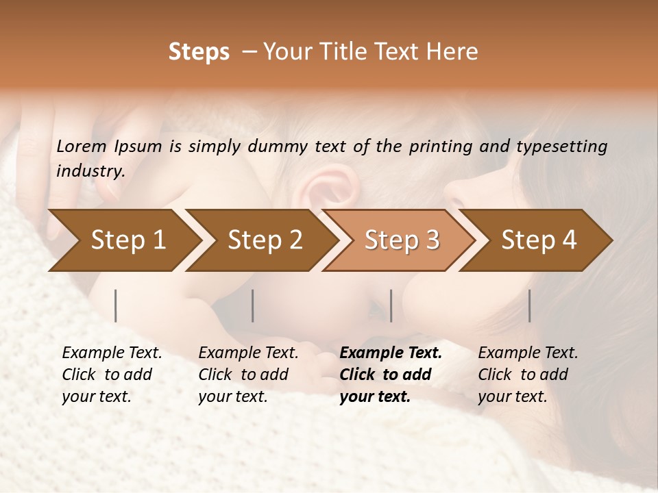 Nourish Breastfeeding Nurse PowerPoint Template