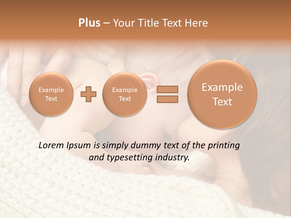 Nourish Breastfeeding Nurse PowerPoint Template