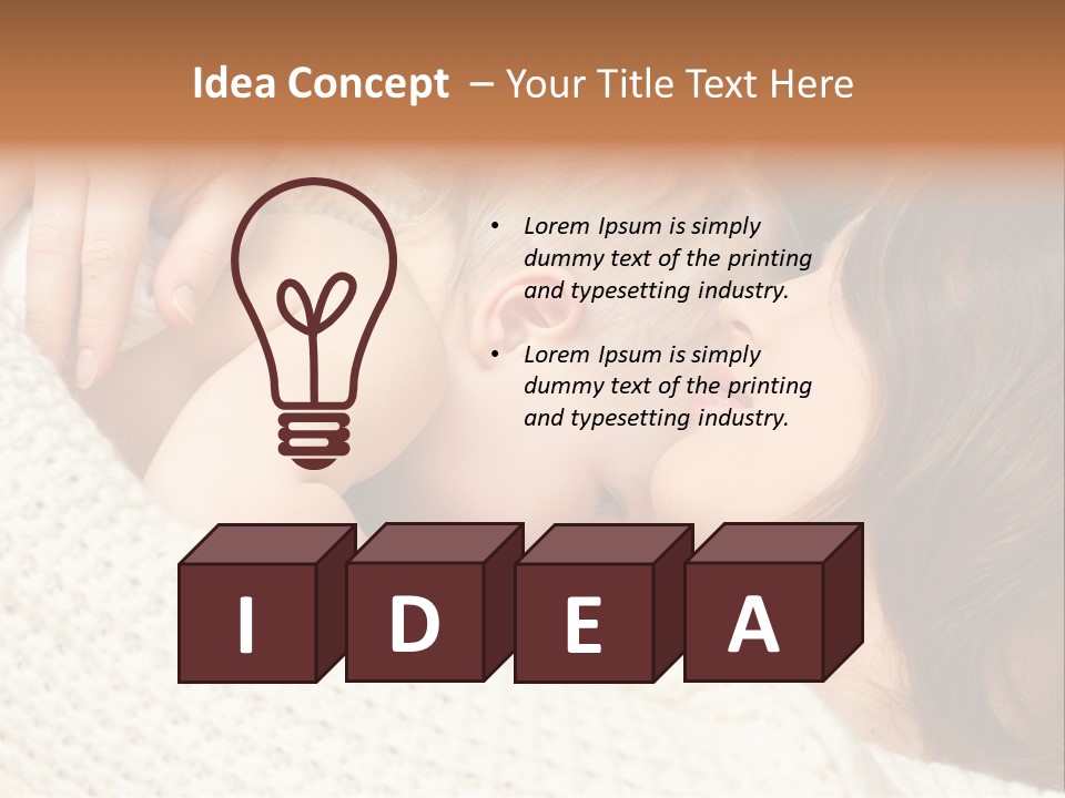 Nourish Breastfeeding Nurse PowerPoint Template