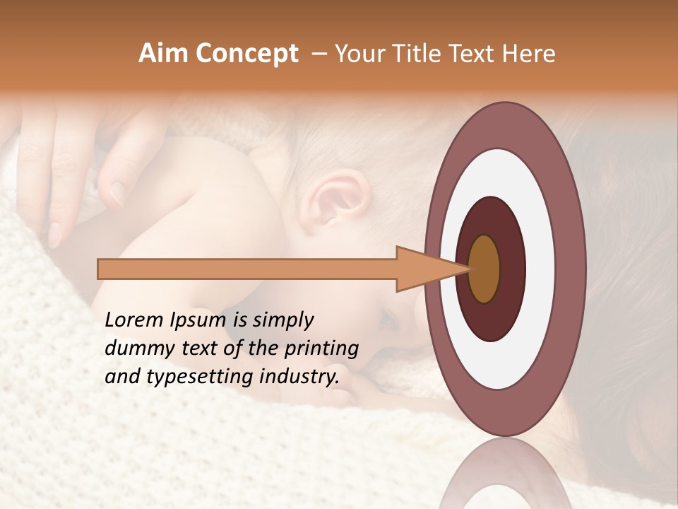 Nourish Breastfeeding Nurse PowerPoint Template