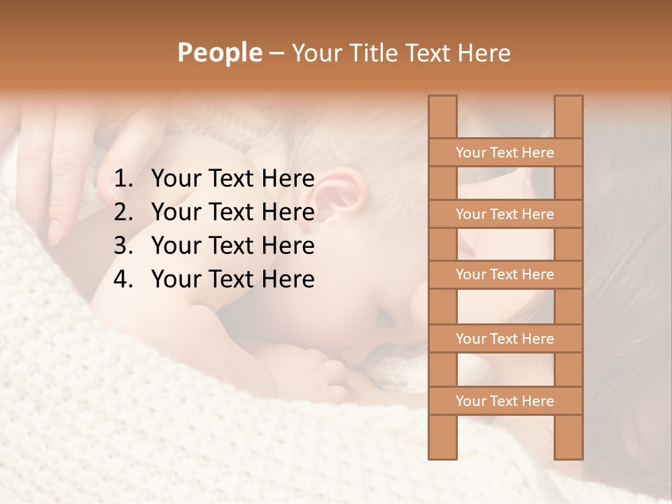 Nourish Breastfeeding Nurse PowerPoint Template