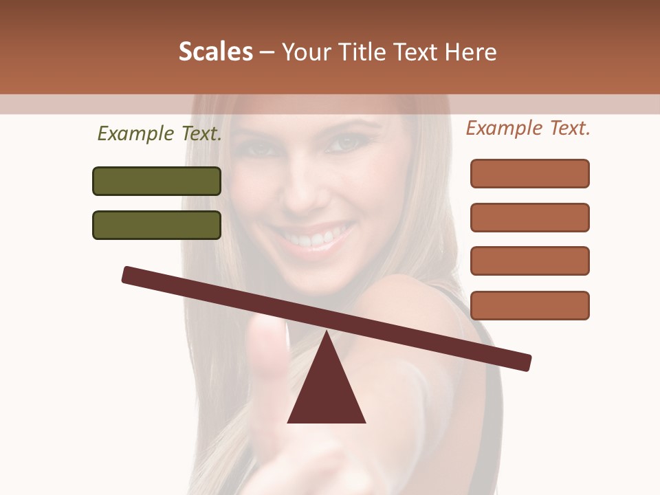 Unhealthy Healthy Eating Balance PowerPoint Template