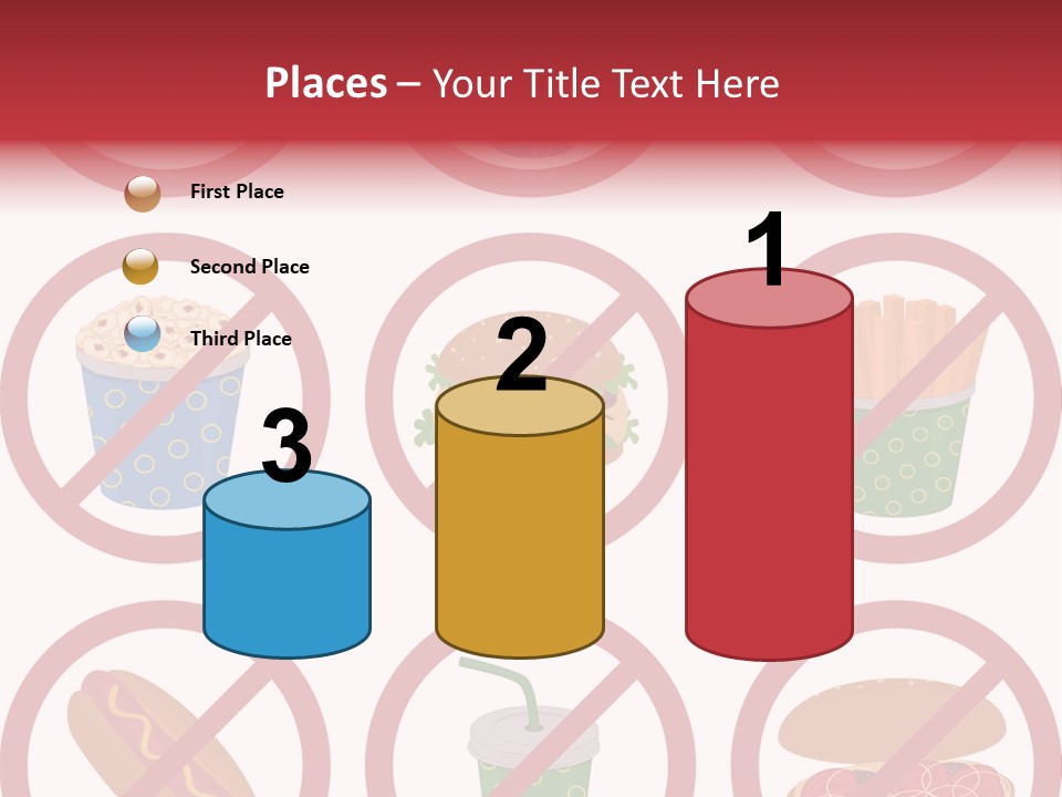 Burger Restriction Drink PowerPoint Template