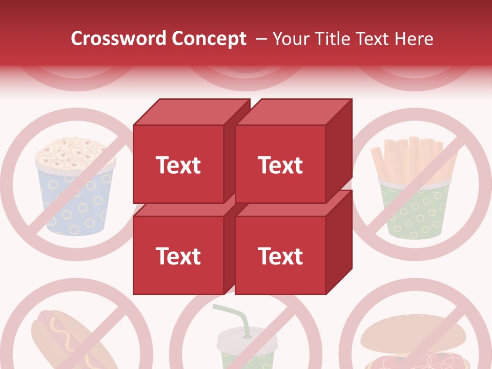 Burger Restriction Drink PowerPoint Template