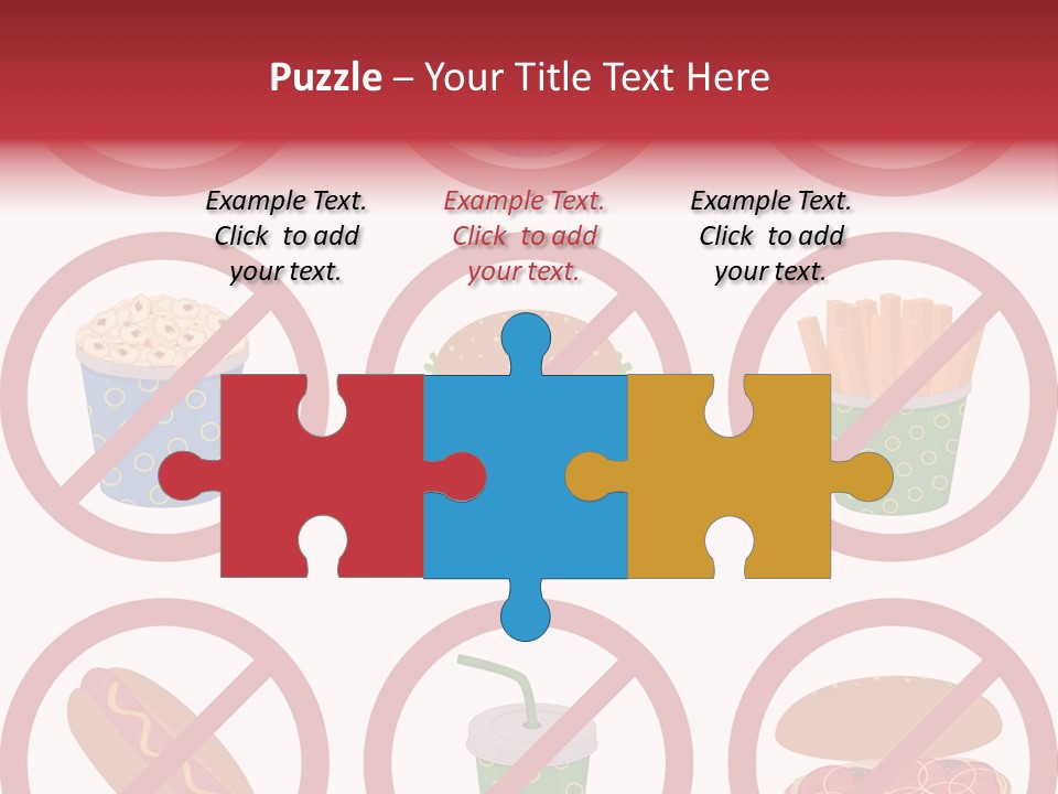 Burger Restriction Drink PowerPoint Template