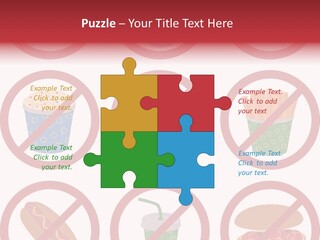 Burger Restriction Drink PowerPoint Template