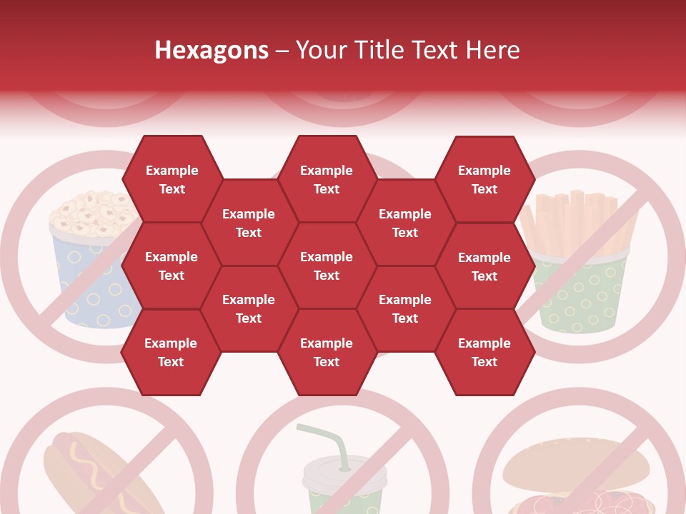 Burger Restriction Drink PowerPoint Template