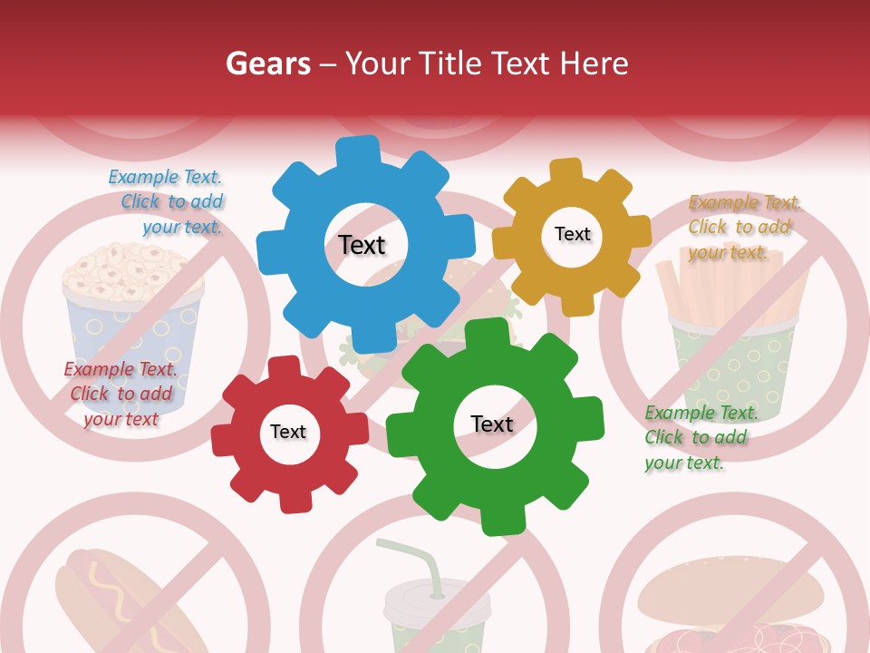 Burger Restriction Drink PowerPoint Template