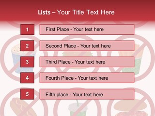 Burger Restriction Drink PowerPoint Template