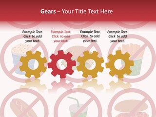 Burger Restriction Drink PowerPoint Template