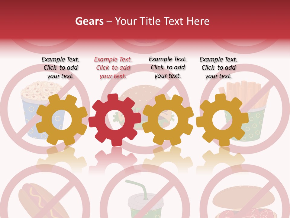 Burger Restriction Drink PowerPoint Template