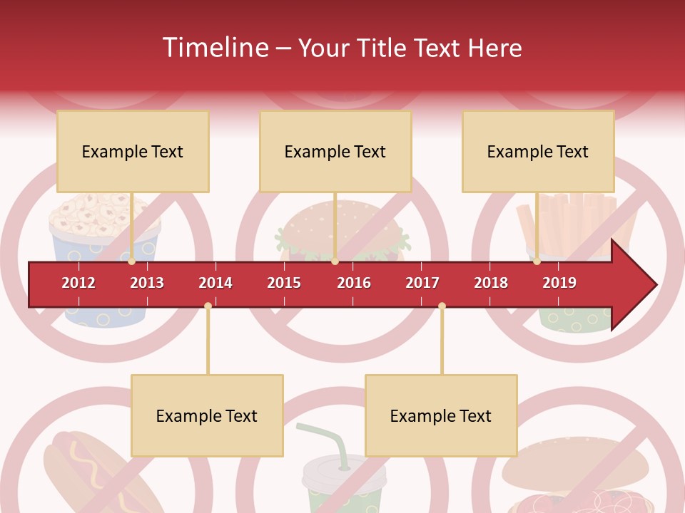 Burger Restriction Drink PowerPoint Template
