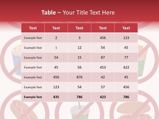 Burger Restriction Drink PowerPoint Template