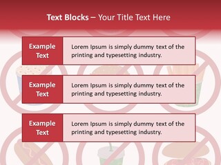 Burger Restriction Drink PowerPoint Template