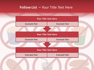 Burger Restriction Drink PowerPoint Template