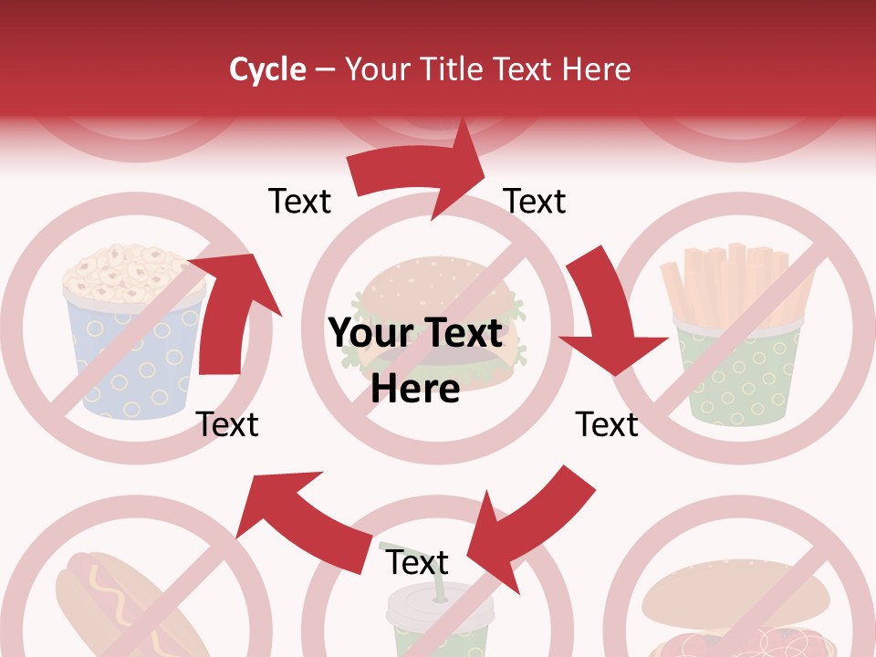 Burger Restriction Drink PowerPoint Template