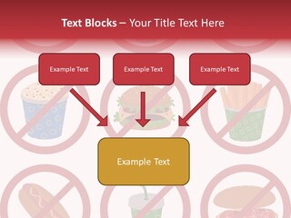 Burger Restriction Drink PowerPoint Template