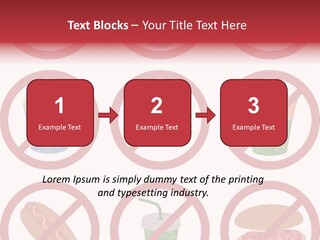 Burger Restriction Drink PowerPoint Template