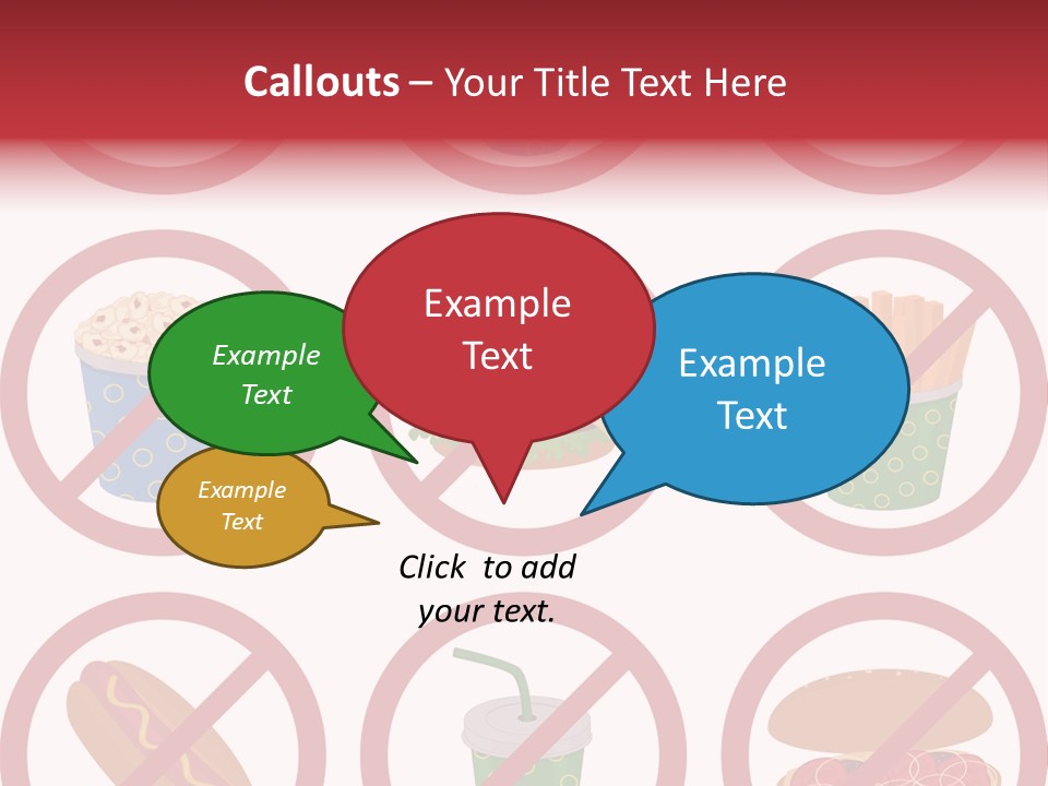 Burger Restriction Drink PowerPoint Template