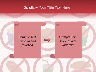 Burger Restriction Drink PowerPoint Template