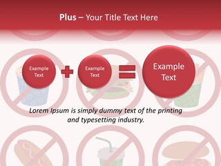 Burger Restriction Drink PowerPoint Template