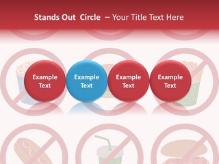 Burger Restriction Drink PowerPoint Template