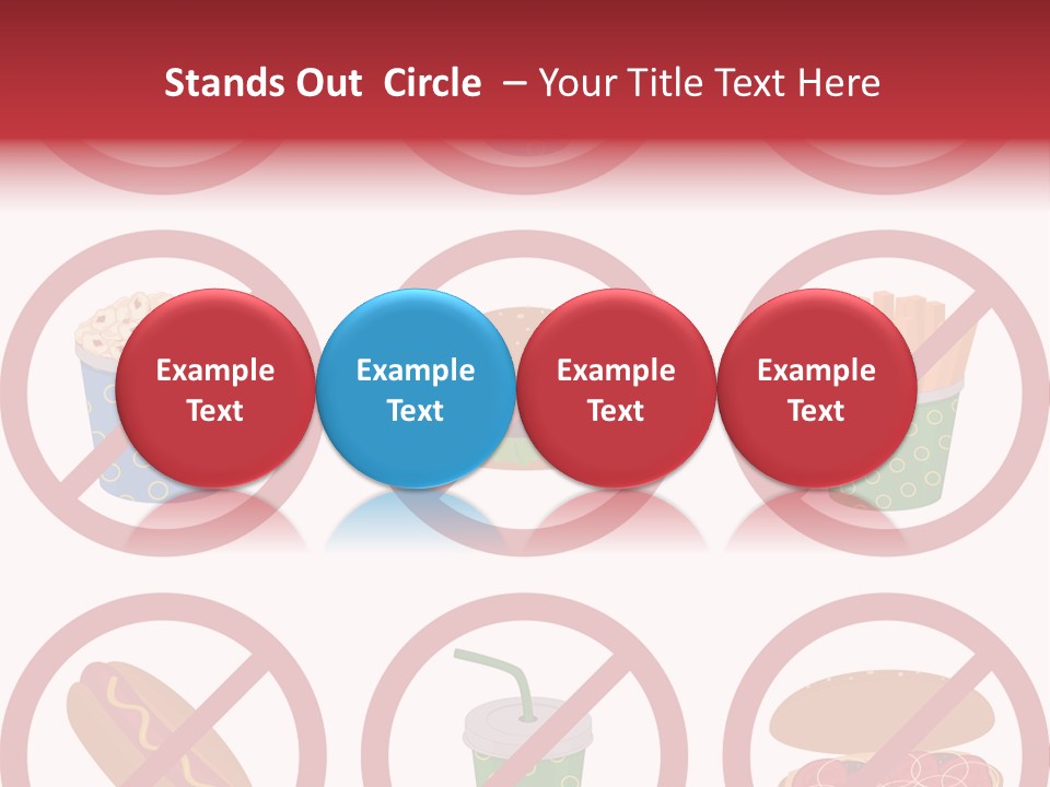 Burger Restriction Drink PowerPoint Template